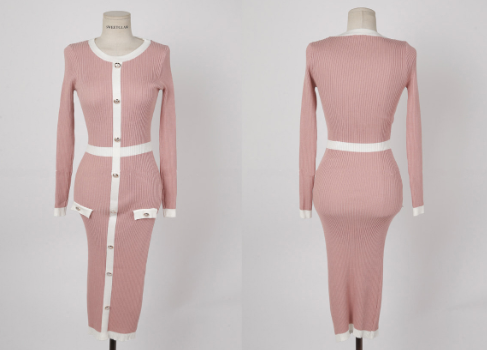Knit Dress for Women - Long Autumn Winter Sweater Dress