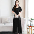 Short Sleeve Chiffon Dress for Women